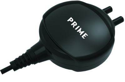 Пьезокомпрессор PRIME PR-AD-8000, 3,5Вт, 12 л/ч*2, двухканальный, глубина аквариума до 50см, абсолют